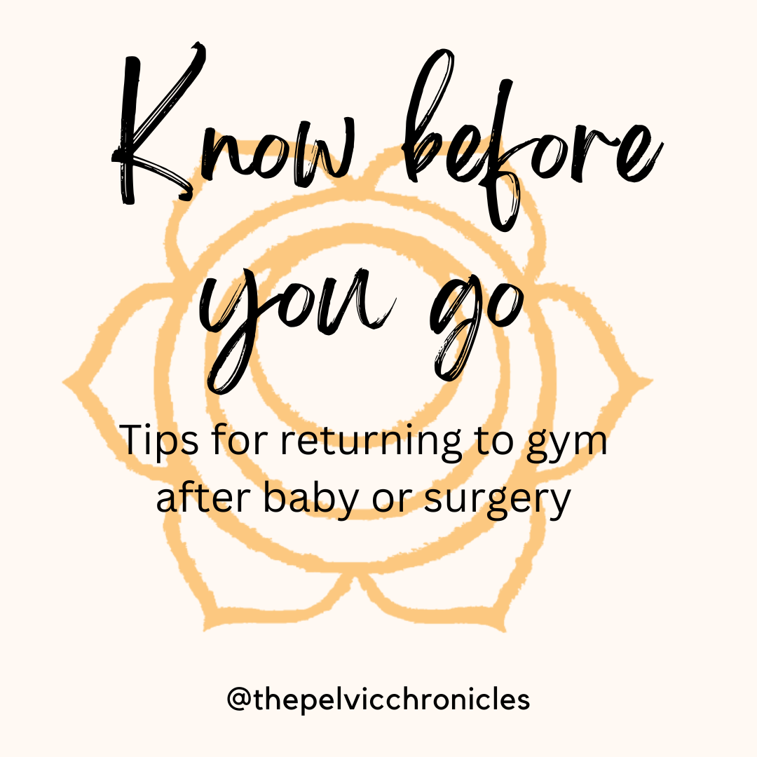 Know Before You Go: Getting Back To The Gym Safely After Baby Or Surgery.