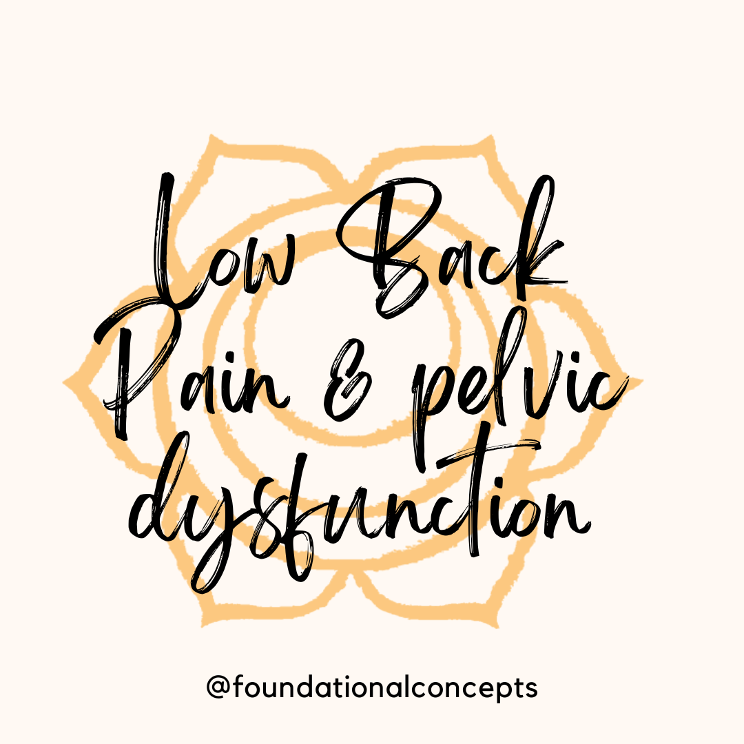 Back pain and pelvic dysfunction: piecing together the puzzle of pain.