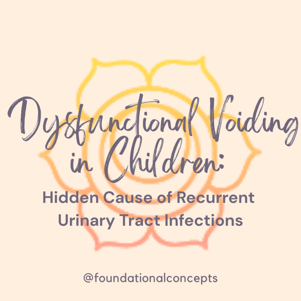 Dysfunctional Voiding in Children: A Hidden Cause of Recurrent Urinary Tract Infections