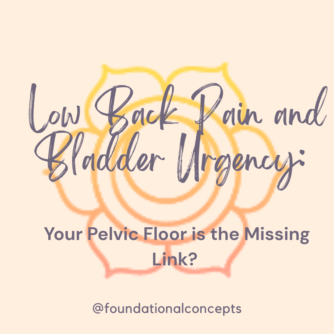 Low Back Pain and Bladder Urgency: Your Pelvic Floor is the Missing Link